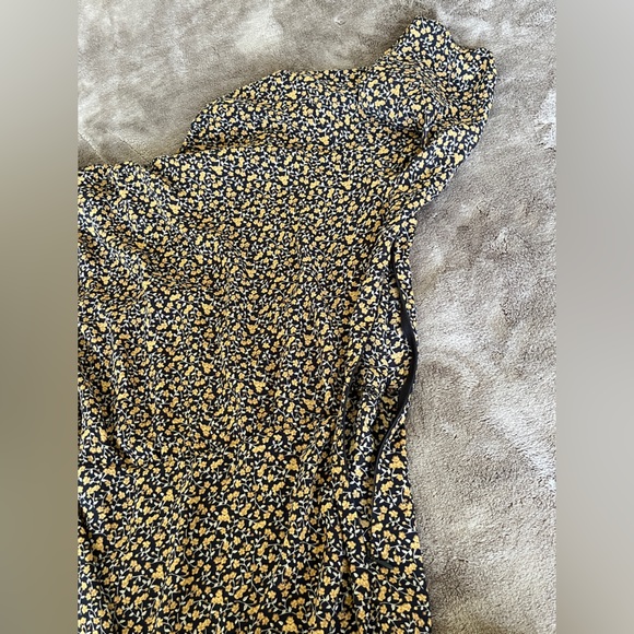 Uniqlo Georgette Printed Halfsleeve Flare Dress size XL - Picture 9 of 15